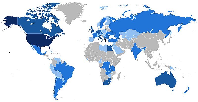 world map